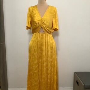 Mango Radiant Yellow Maxi Dress
